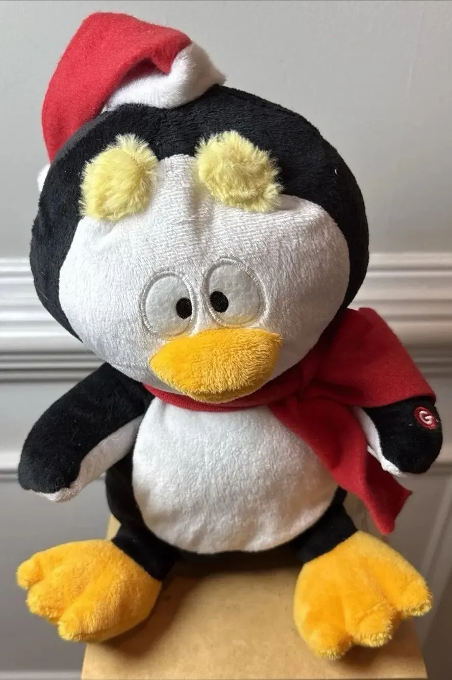 Gemmy Expressions of Joy Penguin Animated Singing Dancing Christmas Plush